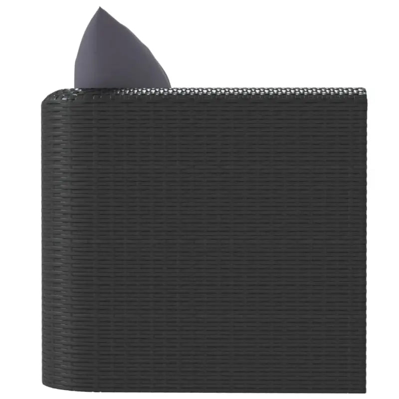 Modulaire tuinbank met poly rattan en gepoedercoat stalen frame - Modulaire tuinbanken