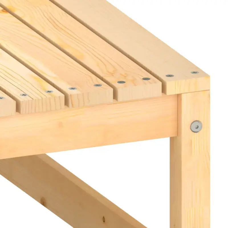 Modulaire tuinbank met voetenbank van massief grenenhout - Modulaire tuinbanken