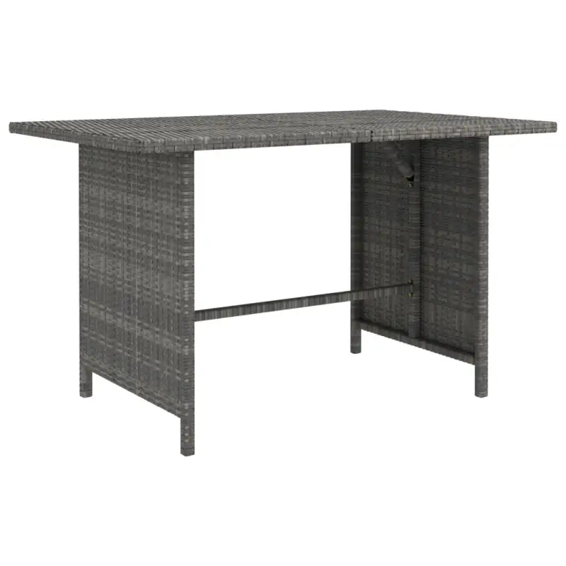 Modulaire tuinbank met waterbestendige PE-rattan tafel - Grijs / 1 / Tafel - Modulaire tuinbanken
