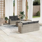 Modulaire tuinbank met waterdichte tas en beige materiaal van gepoedercoat staal - Lichtgrijs / 6 - Modulaire tuinbanken