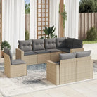Modulaire tuinbank met waterdichte tas en beige materiaal - Beige en grijs / 1 / Zonder tafel - Modulaire tuinbanken