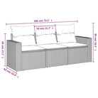 Modulaire tuinbank met waterdichte tas en poly rattan voor buitenplezier - Modulaire tuinbanken