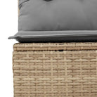 Modulaire tuinbank set met beige materiaal en gepoedercoat staal - Modulaire tuinbanken