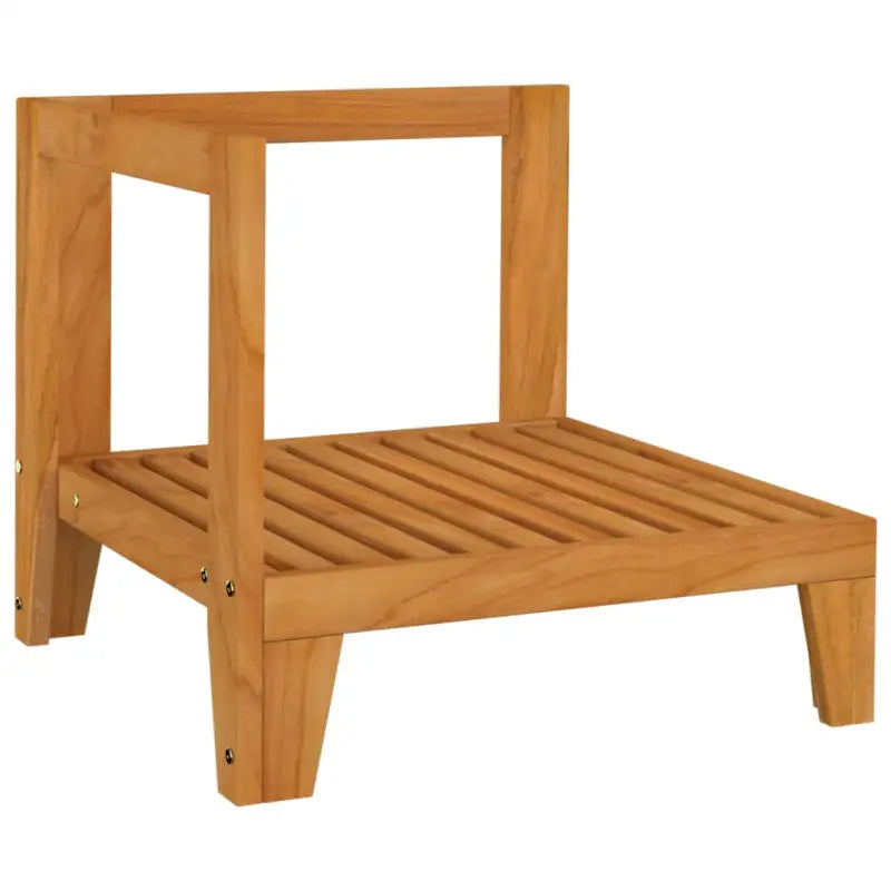 Modulaire tuinbank van massief acaciahout met rustieke charme - Modulaire tuinbanken