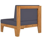 Modulaire tuinbank van massief acaciahout met rustieke charme - Modulaire tuinbanken