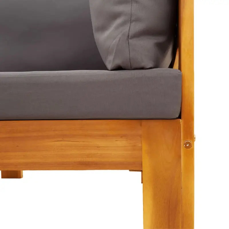 Modulaire tuinbank van massief acaciahout met wasbare hoes en eenvoudig schoon te maken - Modulaire tuinbanken