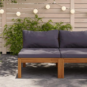 Modulaire tuinbank van massief acaciahout voor buitengebruik - Modulaire tuinbanken