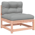 Modulaire tuinbank van massief douglashout met kussens voor terras - Modulaire tuinbanken