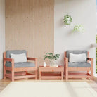 Modulaire tuinbank van massief douglashout voor terras en patio - Douglashout / 1 / Fauteuils (2 st) - Modulaire