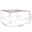 Modulaire tuinbank van massief douglashout voor terras en patio - Modulaire tuinbanken