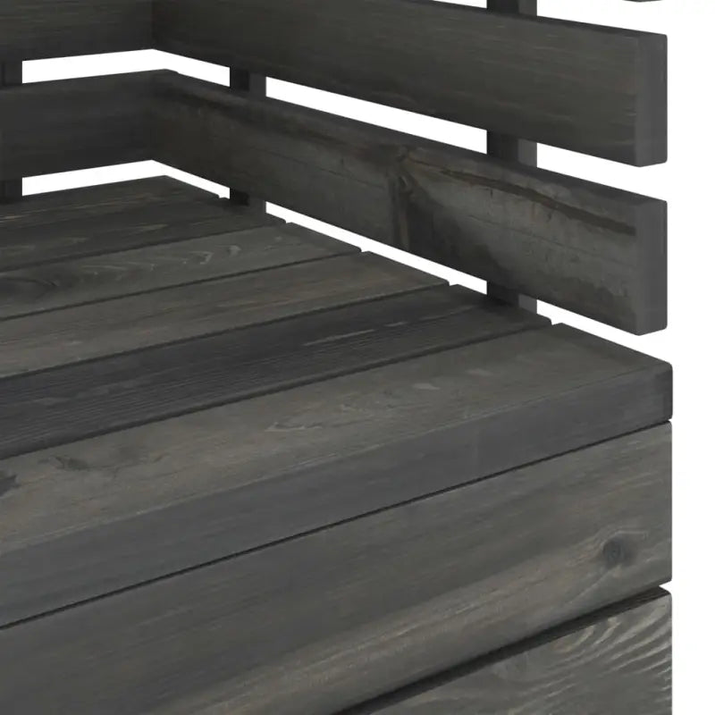 Modulaire tuinbank van massief grenenhout voor ontspanning en gezelligheid - 1 / Fauteuil - Modulaire tuinbanken