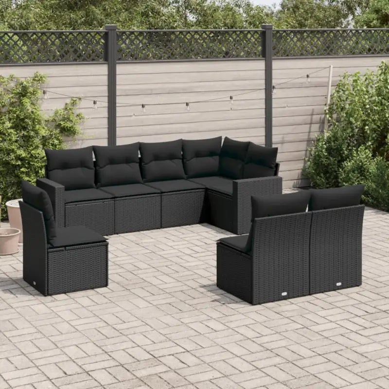 Modulaire tuinbank van zwart gepoedercoat staal met waterdichte tas - Zwart / 1 / Zonder tafel - Modulaire tuinbanken