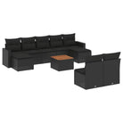 Modulaire tuinbanken in zwart materiaal van gepoedercoat staal - Modulaire tuinbanken