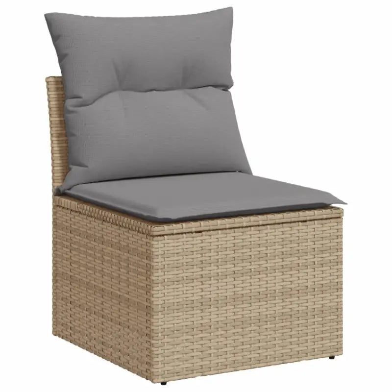 Modulaire tuinbanken met beige materiaal en gepoedercoat staal Afmetingen - Modulaire tuinbanken