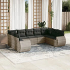 Modulaire tuinbanken met beige materiaal en gepoedercoat staal Afmetingen - Grijs / 1 / Zonder tafel - Modulaire