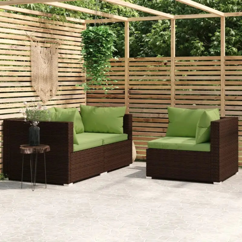 Modulaire tuinbanken met klein rugkussen voor comfortabele outdoor ontspanning - Modulaire tuinbanken