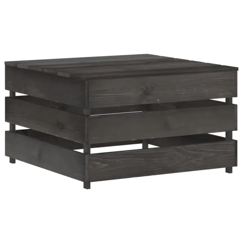 Modulaire tuinbanken van geïmpregneerd grenenhout - Grijs / 1 / Tafel - Modulaire tuinbanken
