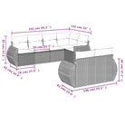 Modulaire tuinbanken van grijs materiaal en gepoedercoat staal - Modulaire tuinbanken