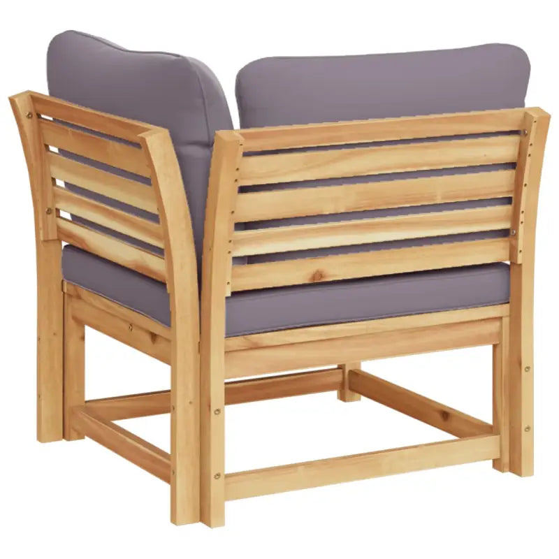 Modulaire tuinbanken van massief acaciahout met comfortabele rugkussens - Modulaire tuinbanken