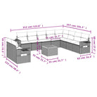 Modulaire tuinbanken van zwart materiaal en gepoedercoat staal - Modulaire tuinbanken