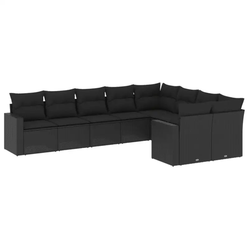 Modulaire tuinbanken van zwart materiaal met gepoedercoat staal en waterdichte tas - Modulaire tuinbanken