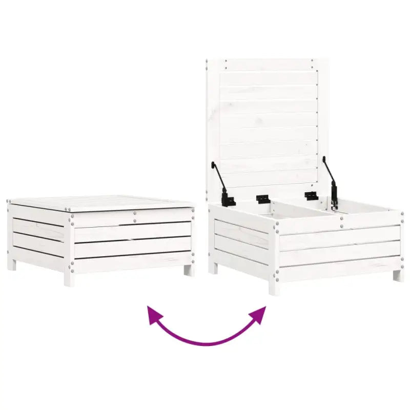 Modulaire tuinset van massief grenenhout met comfortabele zitelementen - Tuinsets