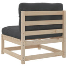 Modulaire tuinset van massief grenenhout voor een comfortabele zitervaring - Tuinsets