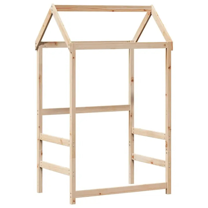 Multi-inzetbare slaapbank van massief grenenhout met open zijdeur - Bedden & bedframes