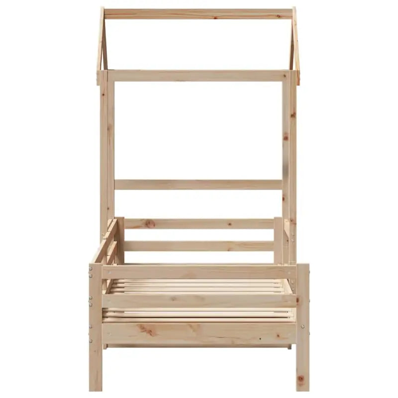 Multi-inzetbare slaapbank van massief grenenhout met open zijdeur - Bedden & bedframes