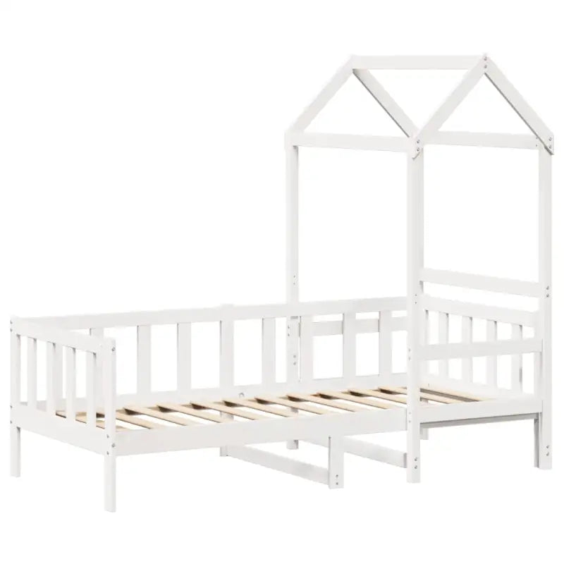 Multifunctioneel bed en bank in massief Grenenhout met open zijdeur - Bedden & bedframes