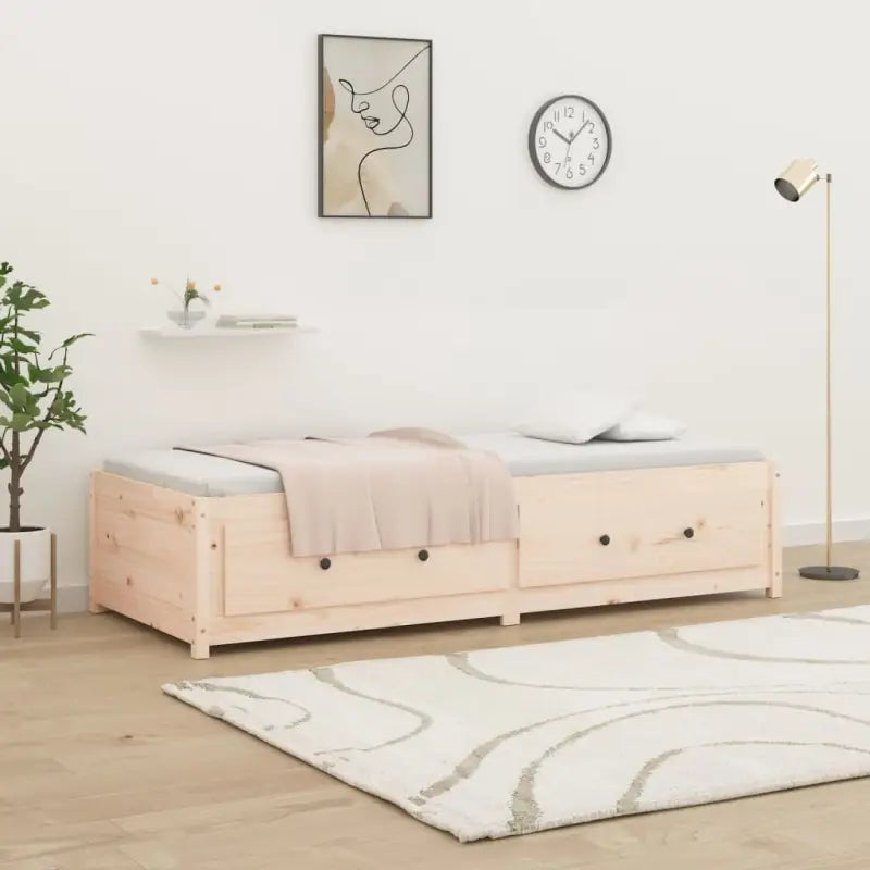 Multifunctioneel bed en bank van massief grenenhout - Bedden & bedframes