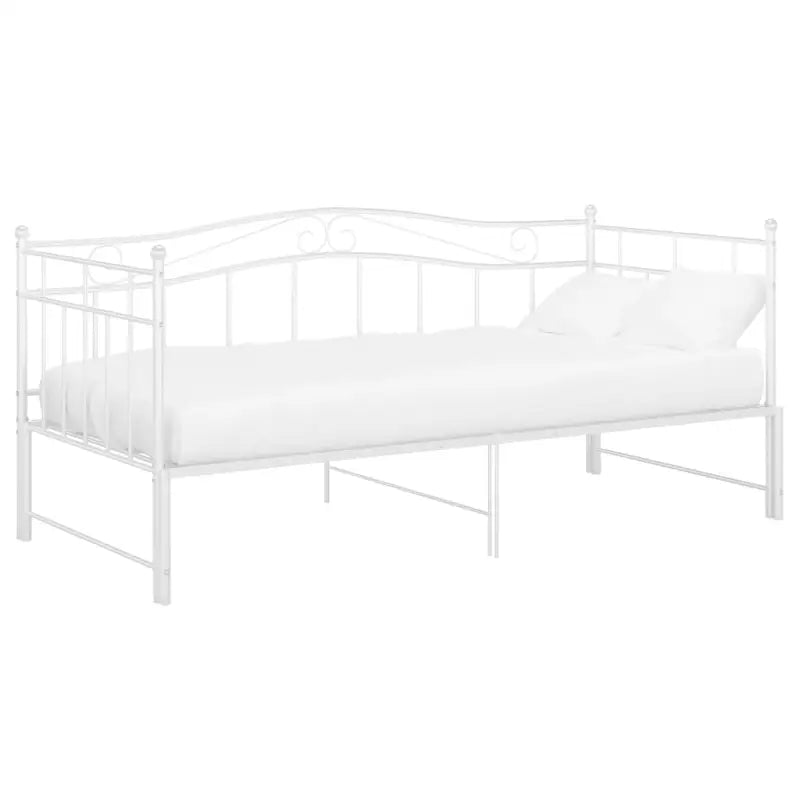 Multifunctioneel bedbank met afmetingen geschikt voor gasten en dagelijks gebruik - Wit - Bedden & bedframes