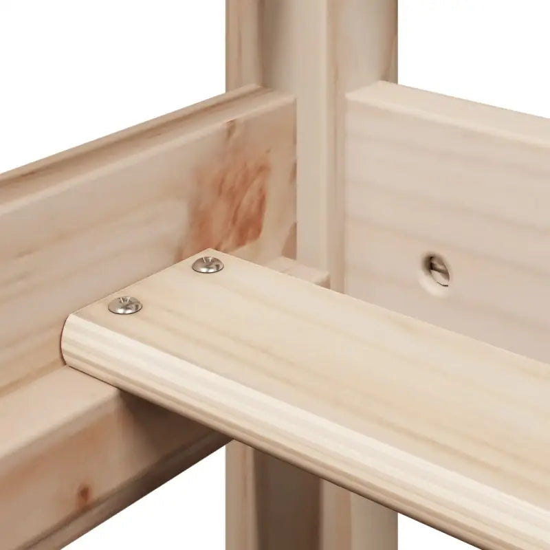 Multifunctioneel bedframe van massief grenenhout met open zijdeur - Bedden & bedframes