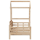 Multifunctioneel bedframe van massief grenenhout met open zijdeur - Bedden & bedframes