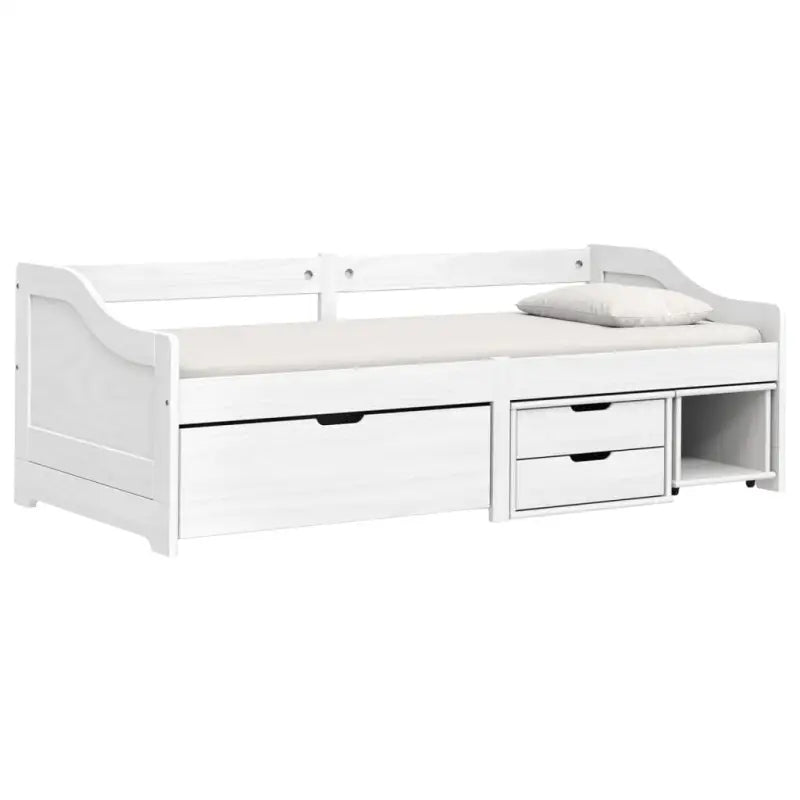 Multifunctioneel slaapbank met massief grenenhout en praktische kleine lade - Bedden & bedframes