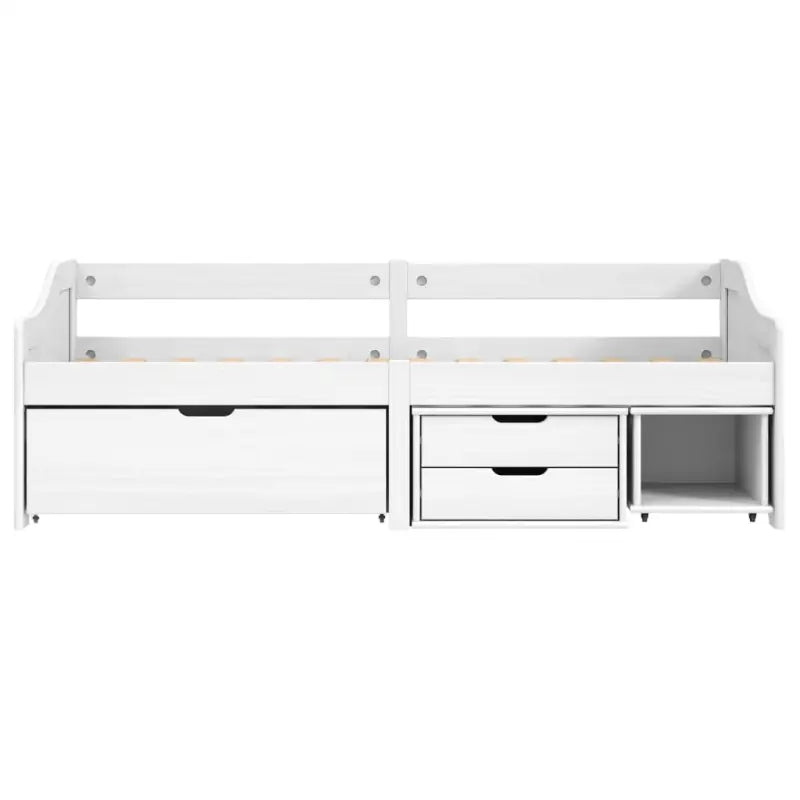 Multifunctioneel slaapbank met massief grenenhout en praktische kleine lade - Bedden & bedframes