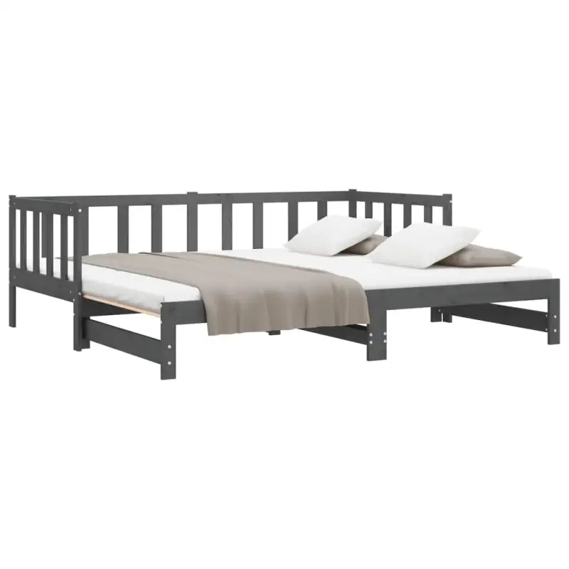 Multifunctioneel slaapbank van massief grenenhout met handige totale afmetingen - Bedden & bedframes