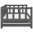 Multifunctioneel slaapbank van massief grenenhout met handige totale afmetingen - Bedden & bedframes