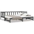 Multifunctioneel slaapbank van massief grenenhout met handige totale afmetingen - Bedden & bedframes