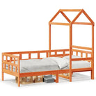 Multifunctioneel slaapbank van massief grenenhout met open zijdeur - Bedden & bedframes