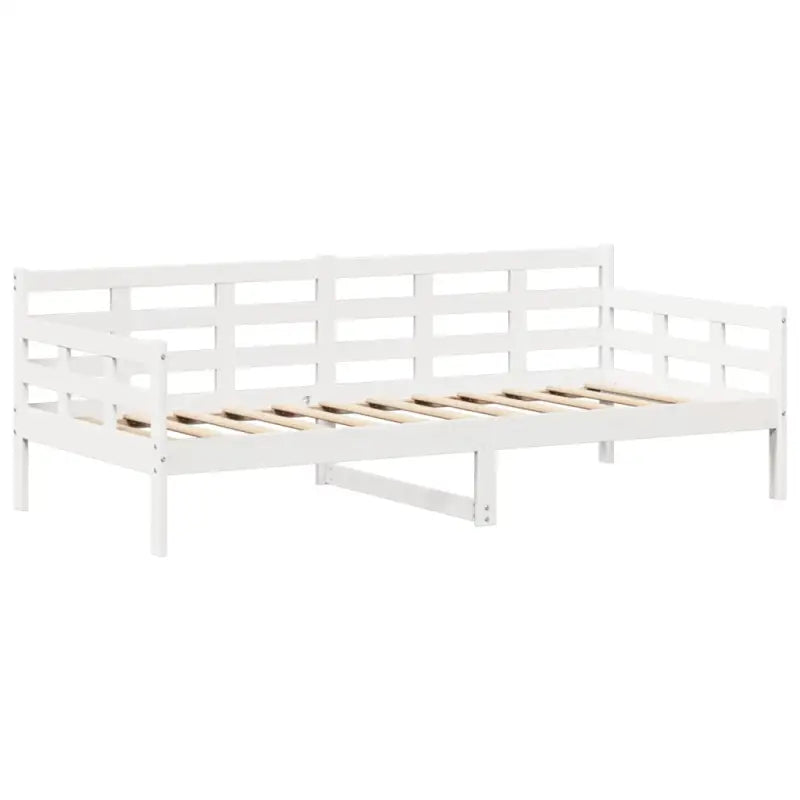 Multifunctioneel witte bank en bed van massief grenenhout - Bedden & bedframes