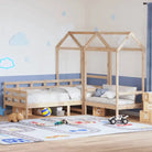 Multifunctioneel witte bank en bed van massief grenenhout - Naturel / 90 x 190 cm - Bedden & bedframes