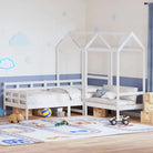 Multifunctioneel witte bank en bed van massief grenenhout - Wit / 80 x 200 cm - Bedden & bedframes