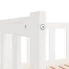 Multifunctionele bedbank van massief grenenhout met ideale afmetingen - Wit / 90 x 200 cm - Bedden & bedframes
