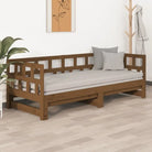 Multifunctionele houten slaapbank van massief grenenhout met afmetingen - Bedden & bedframes