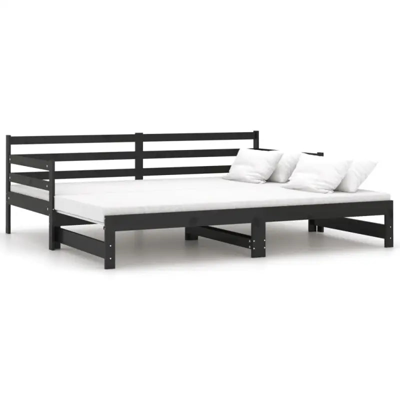 Multifunctionele massief grenenhouten slaapbank met optimale afmetingen - Bedden & bedframes