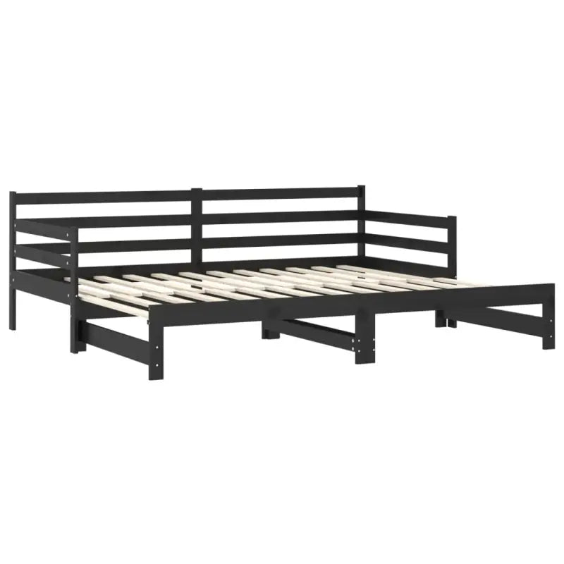 Multifunctionele massief grenenhouten slaapbank met optimale afmetingen - Bedden & bedframes