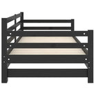 Multifunctionele massief grenenhouten slaapbank met optimale afmetingen - Bedden & bedframes