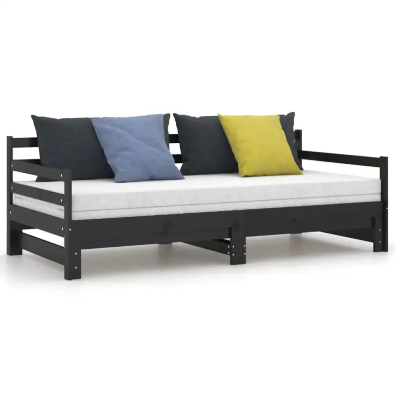 Multifunctionele massief grenenhouten slaapbank met optimale afmetingen - Bedden & bedframes