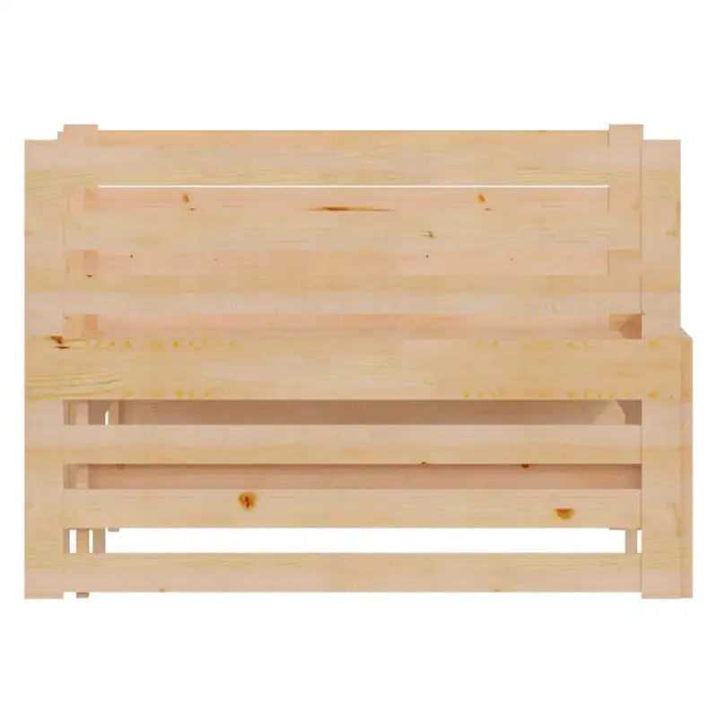Multifunctionele massief grenenhouten slaapbank met totale afmetingen - Bedden & bedframes